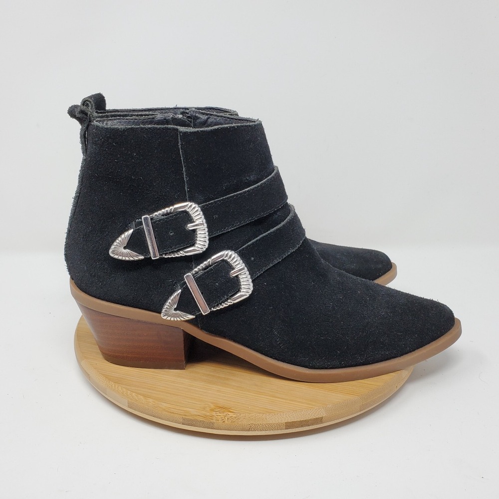 Steve Madden Ankle Boots Womens 7.5 Niall Belted Southwest Western Booties